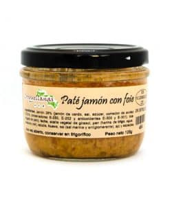 PATÉ DE JAMÓN Y FOIE (125 g) Croquellanas