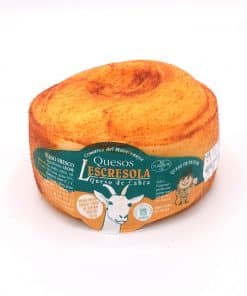 QUESO SEMICURADO DE CABRA PIMENTÓN ROJO (490 g) Quesos la escresola
