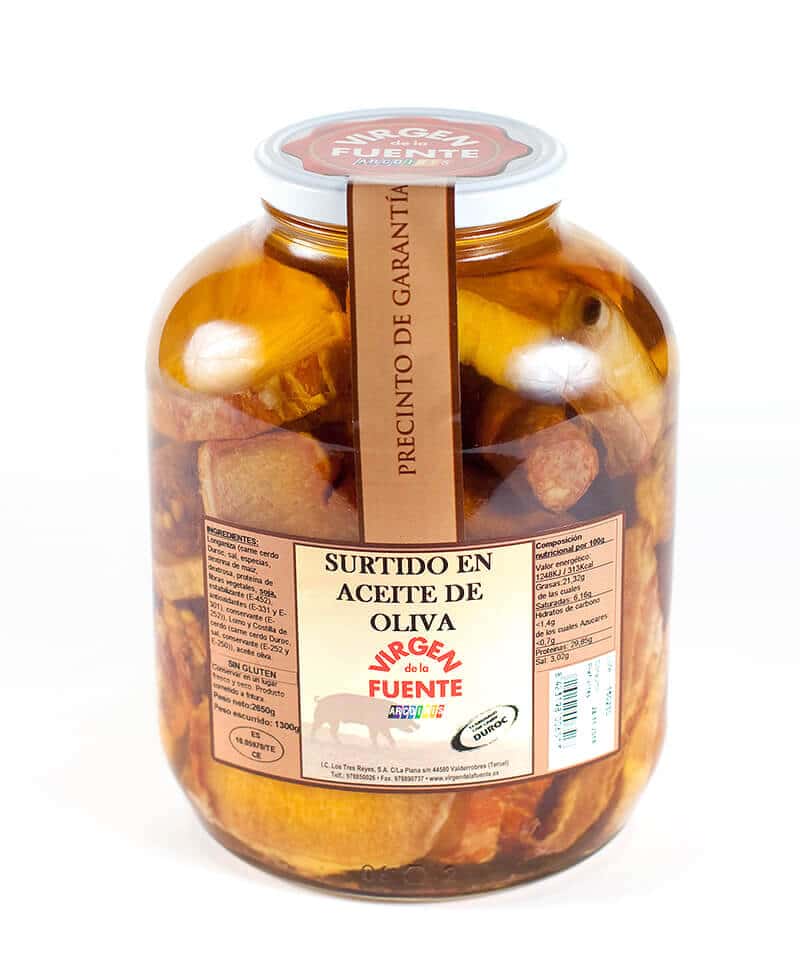 SURTIDO EN ACEITE DE OLIVA VIRGEN EXTRA (2650 g) Soincar